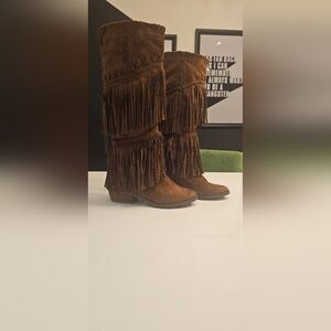 Not Rated Fringe Boots. Never Worn.